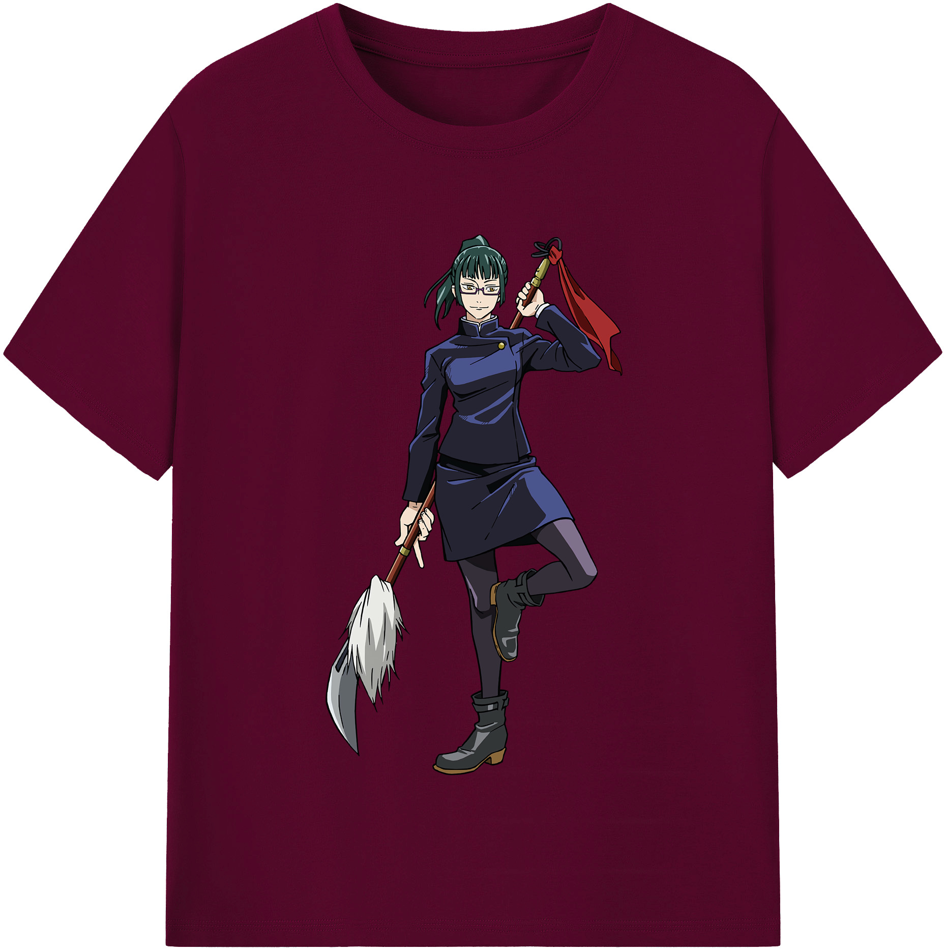 （画像用） 呪術廻戦 Jujutsu Kaisen レディースカジュアルプリントTシャツ（綿100％）